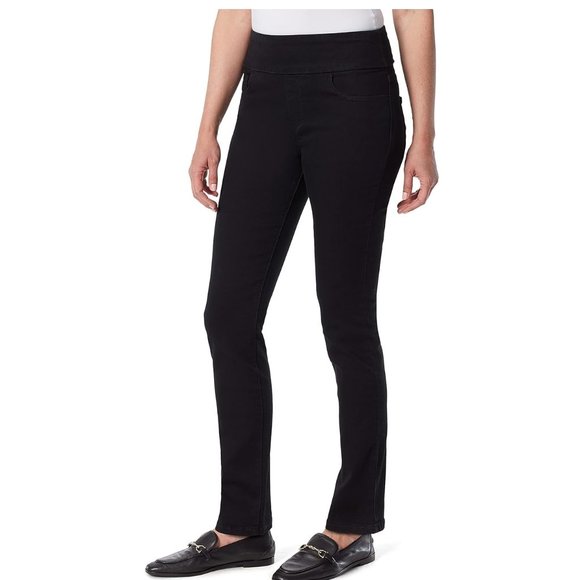 PRE OWNED Gloria Vanderbilt Women Pull On Hi Rise Comfort Black Sz 10 $60 8D175 - Picture 3 of 3